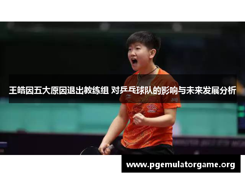 王皓因五大原因退出教练组 对乒乓球队的影响与未来发展分析 王皓因五大原因退出教练组 对乒乓球队的影响与未来发展分析